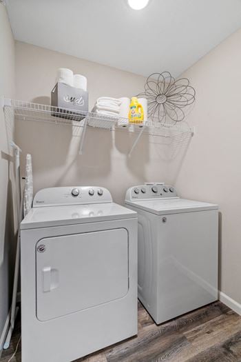 Full-size washer/dryer